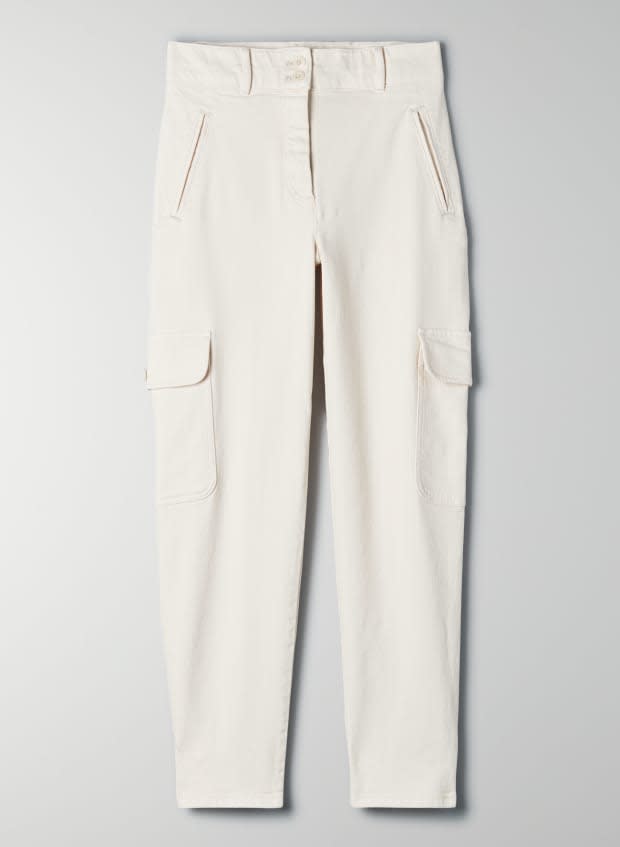 <p>Aritzia Modern Cargo Pant, $102.40 (from $128), <a href="https://shop-links.co/1702682260653268432" rel="nofollow noopener" target="_blank" data-ylk="slk:available here;elm:context_link;itc:0;sec:content-canvas" class="link ">available here</a>. </p>