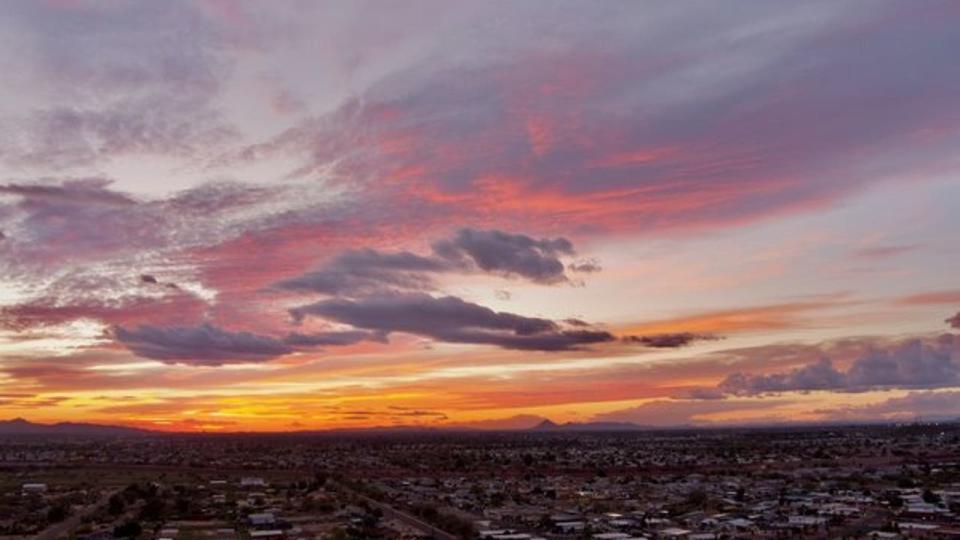 <div>More of these sunsets, please! Thanks so much to Jim Sandahl for sharing this shot from Mesa</div>