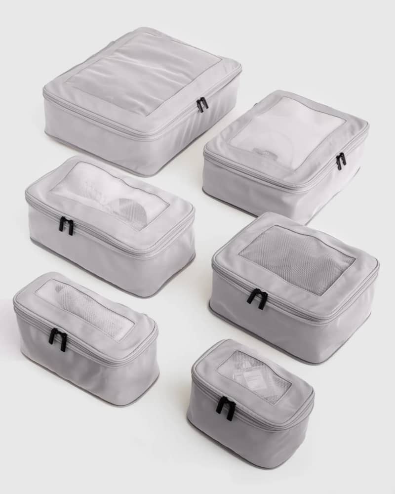 Eco Compression Packing Cubes (6-pack)