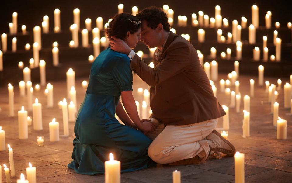 Jessie Buckley and Josh O’Connor in Romeo & Juliet - Rob Youngson