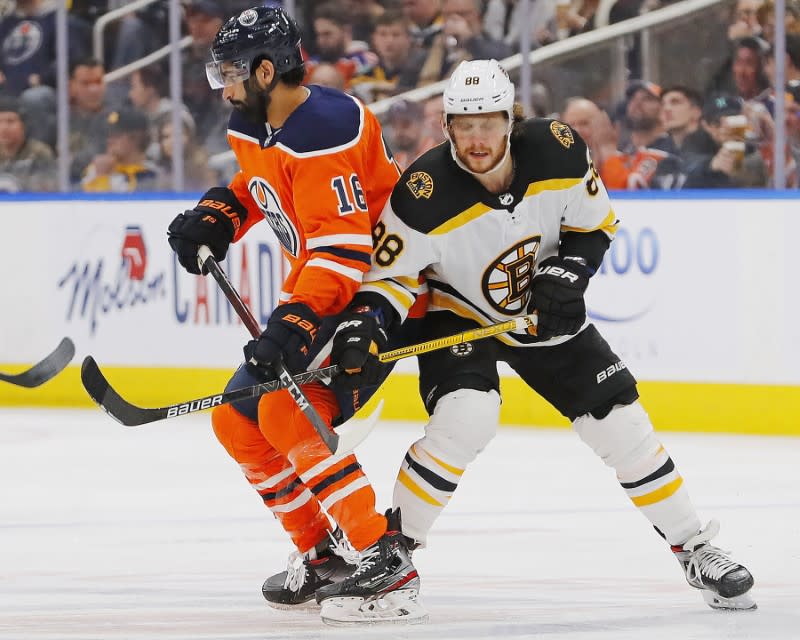 NHL: Boston Bruins at Edmonton Oilers