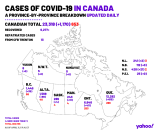 April 11. A provincial breakdown of all COVID-19 cases across Canada.