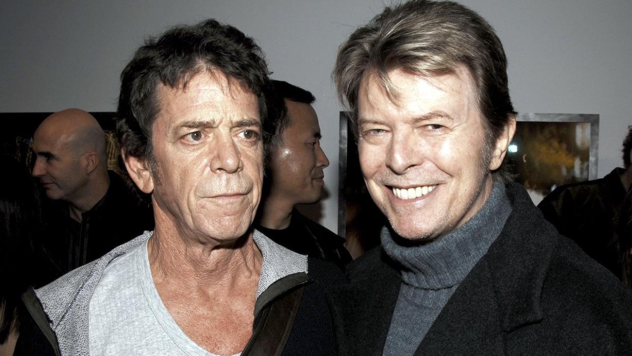  Lou Reed and David Bowie 