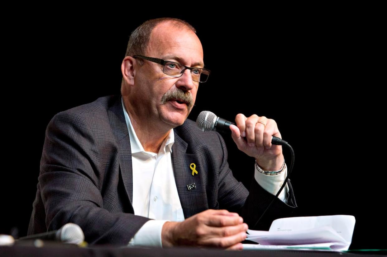 Municipal Affairs Minister Ric McIver is being asked to restore grants that were cut four years ago to balance the provincial budget.  (Jason Franson/The Canadian Press - image credit)