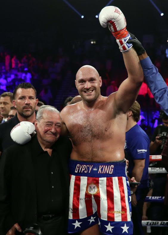 Arum praised Fury after his win (Getty)