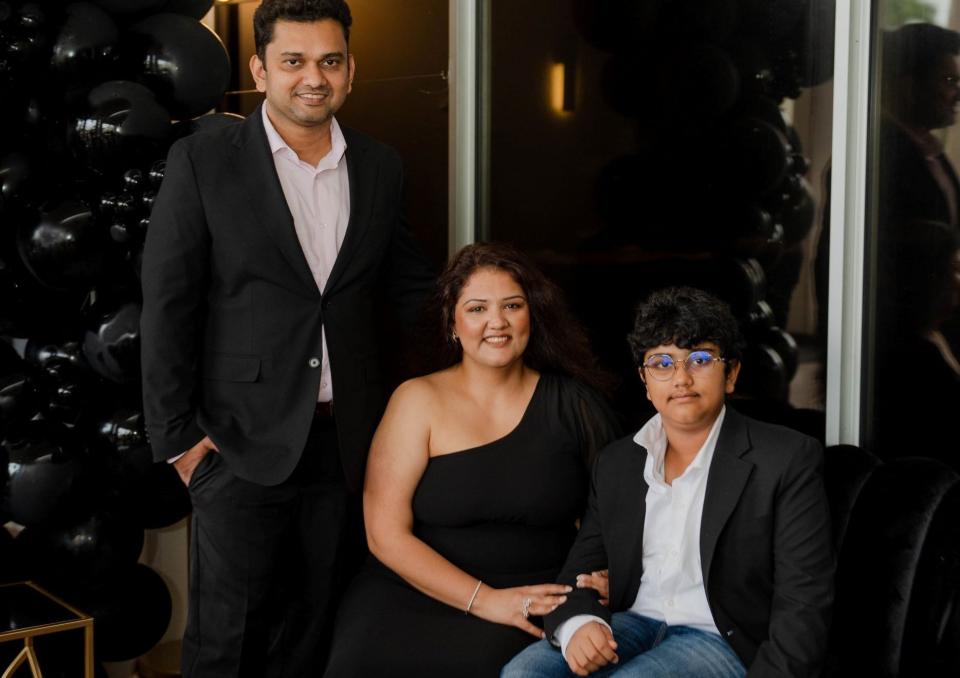 Meet the Patels, the family behind the new Masala Mantra Indian restaurant in Royal Palm Beach: from left, Krunalbhai Patel, Purnima Patel and their son Hridaan Patel.