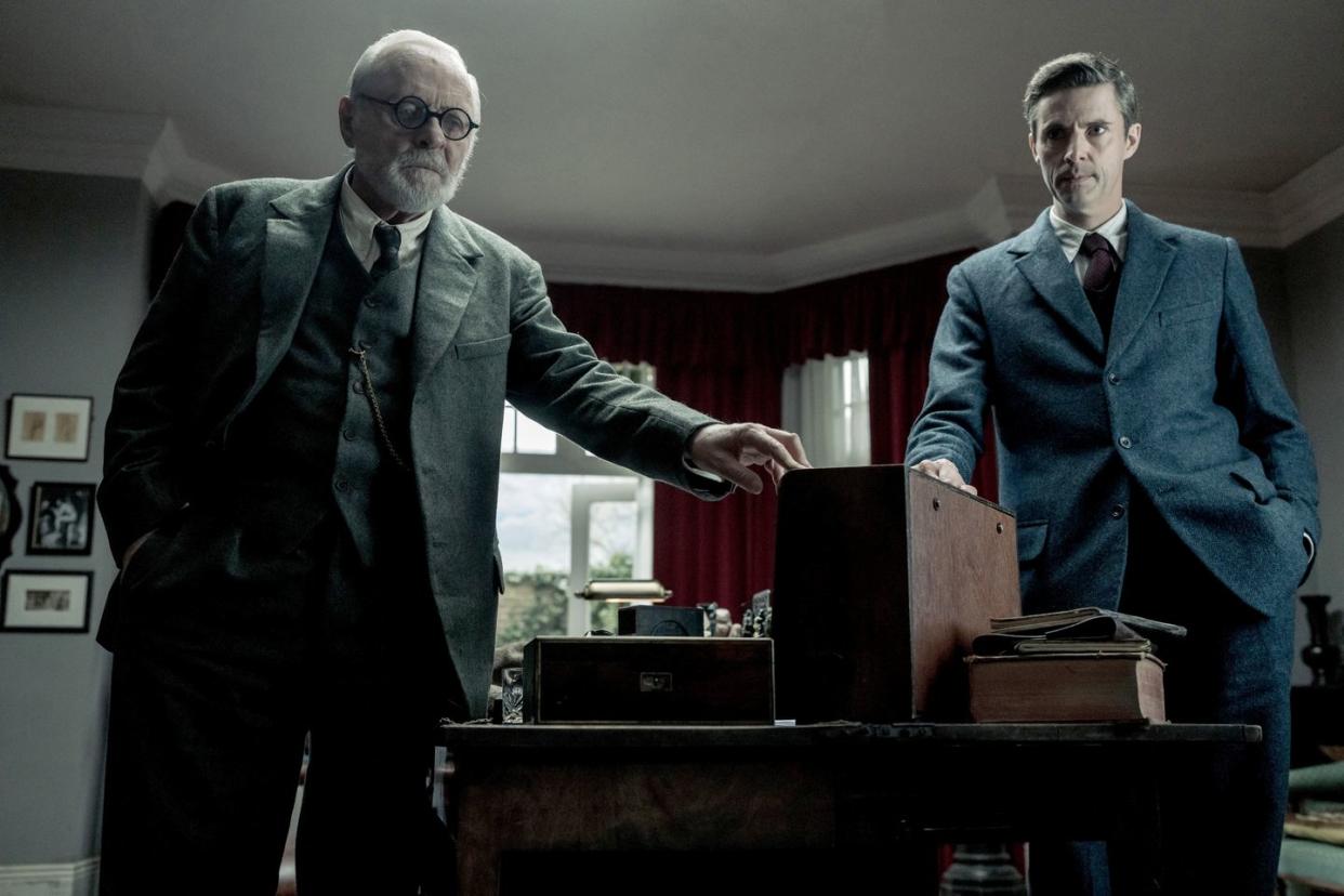 anthony hopkins, matthew goode, freud's last session