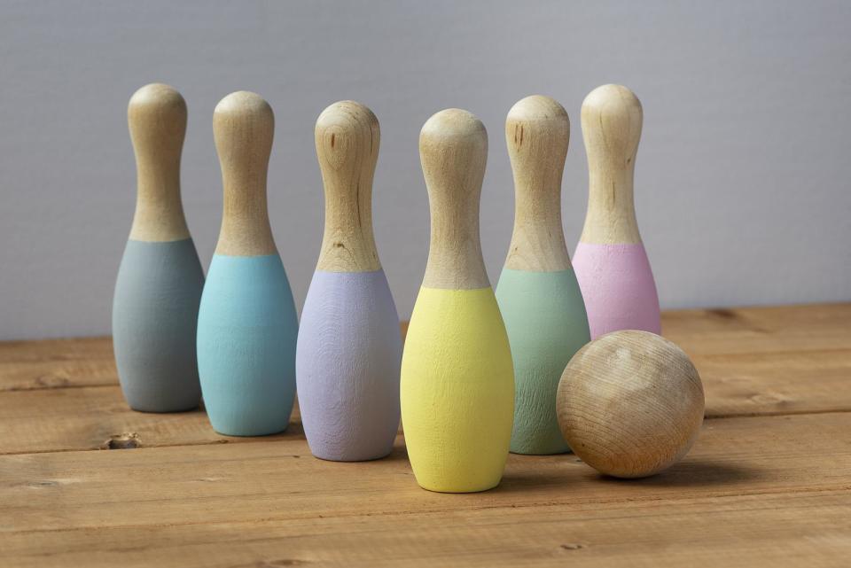 Kids Bowling Set. Image via Etsy.