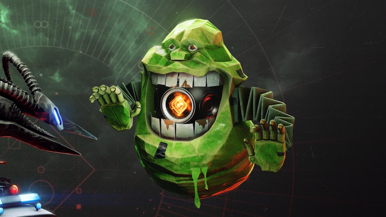  Destiny 2 - Ghostbusters crossover promo pic - Slimer ghost shell. 