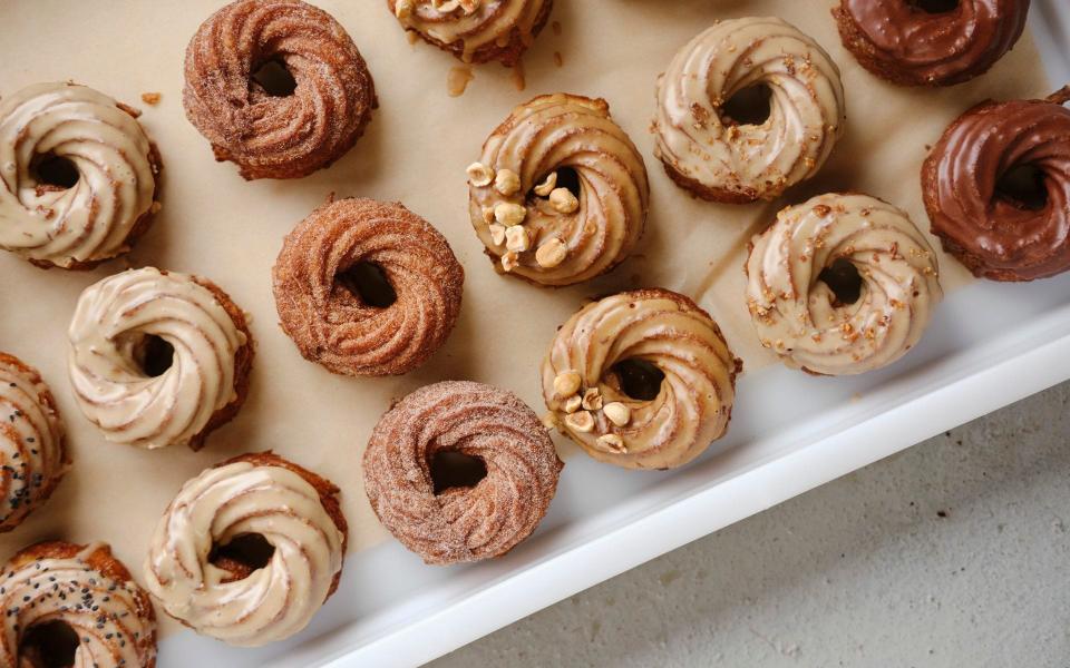 The 'crullers' at Pinch are made from deep-fried choux pastry