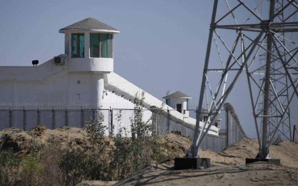 A new Australian study estimates there are now 380 "re-education camps" run by the Chinese authorities in Xinjiang - Greg Baker/AFP