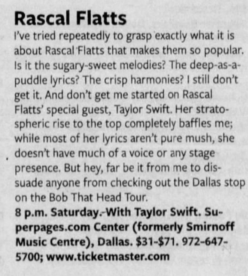 A preview of Rascal Flatts Dallas concert in the June 20, 2008, edition of the Fort Worth Star-Telegram. Newspapers.com