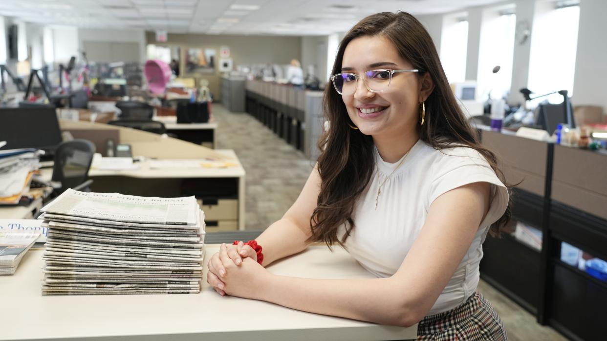 Jessica Orozco, who graduated in May from Ohio State University,  is a metro desk intern this summer at The Columbus Dispatch.