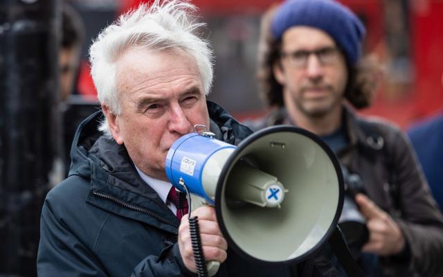 John McDonnell, former shadow chancellor: ‘This decision will be seen as divisive and brutal, victimising someone who has given his life to our movement’ - Chris Ratcliffe/Bloomberg