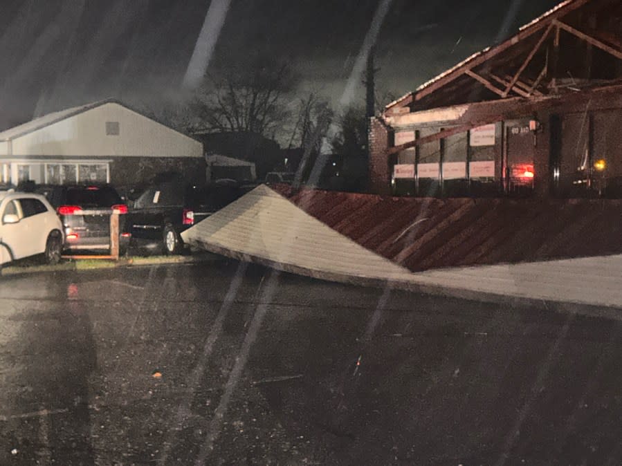 Storm Damage Gallatin Pike New Shackle Island Road