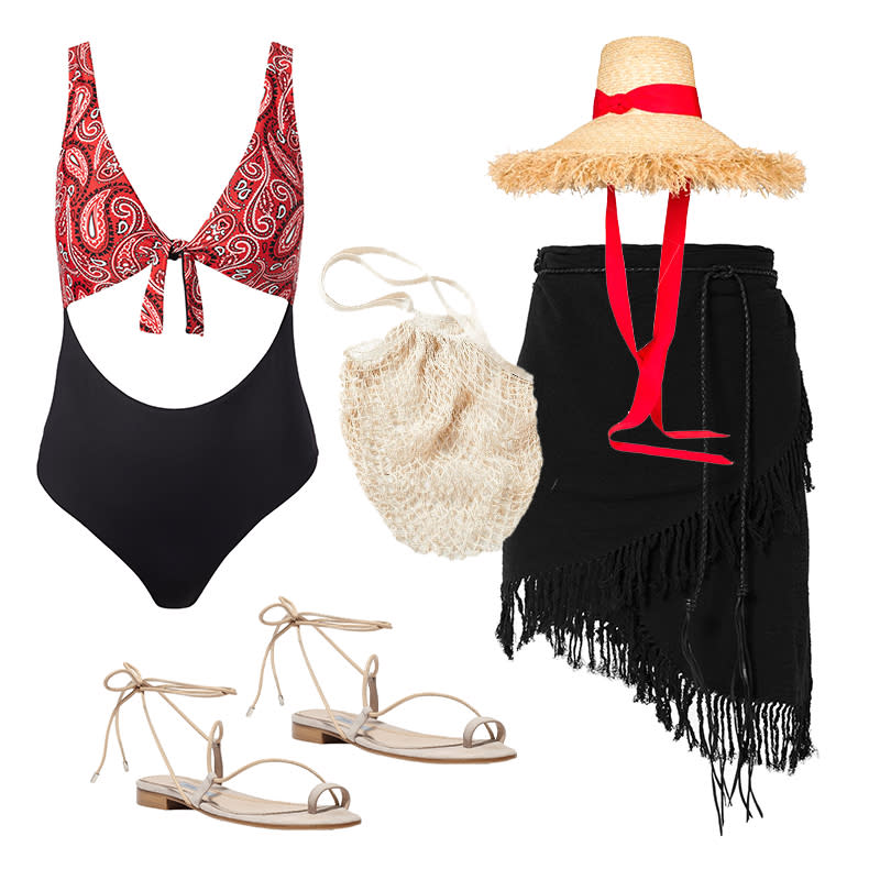 <a rel="nofollow noopener" href="https://rstyle.me/n/c4q6qwchdw" target="_blank" data-ylk="slk:Rory Swimsuit, Calzedonia, $70Go for a forward Americana look poolside. Post-dip, style a fringed pareo, wide-brimmed hat and pared-back sandals with your suit. Throw on a woven bag as the finishing touch.;elm:context_link;itc:0;sec:content-canvas" class="link ">Rory Swimsuit, Calzedonia, $70<p>Go for a forward Americana look poolside. Post-dip, style a fringed pareo, wide-brimmed hat and pared-back sandals with your suit. Throw on a <a rel="nofollow noopener" href="http://thezoereport.com/fashion/accessories/best-woven-bags/" target="_blank" data-ylk="slk:woven bag;elm:context_link;itc:0;sec:content-canvas" class="link ">woven bag</a> as the finishing touch.</p> </a><a rel="nofollow noopener" href="https://go.redirectingat.com?id=86205X1579268&xs=1&url=https%3A%2F%2Fwww.net-a-porter.com%2Fus%2Fen%2Fproduct%2F1047301%2Fcaravana%2Ftuzik-belted-fringed-cotton-gauze-pareo%3Fcm_mmc%3DLinkshareUS-_-30KlfRmrMDo-_-Custom-_-LinkBuilder%26siteID%3D30KlfRmrMDo-xBtZXtwku7xwLxPEy44aJw%26The%2BZOE%2BReport%3DThe%2BZOE%2BReport" target="_blank" data-ylk="slk:Tuzik Belted Fringed Cotton-Gauze Pareo, Caravana, $190Go for a forward Americana look poolside. Post-dip, style a fringed pareo, wide-brimmed hat and pared-back sandals with your suit. Throw on a woven bag as the finishing touch.;elm:context_link;itc:0;sec:content-canvas" class="link ">Tuzik Belted Fringed Cotton-Gauze Pareo, Caravana, $190<p>Go for a forward Americana look poolside. Post-dip, style a fringed pareo, wide-brimmed hat and pared-back sandals with your suit. Throw on a <a rel="nofollow noopener" href="http://thezoereport.com/fashion/accessories/best-woven-bags/" target="_blank" data-ylk="slk:woven bag;elm:context_link;itc:0;sec:content-canvas" class="link ">woven bag</a> as the finishing touch.</p> </a><a rel="nofollow noopener" href="https://go.redirectingat.com?id=86205X1579268&xs=1&url=https%3A%2F%2Fwww.urbanoutfitters.com%2Fshop%2Fkate-net-tote-bag%3Fcategory%3DSEARCHRESULTS%26cm_mmc%3Drakuten-_-affiliates-_-rewardStyle-_-1%26color%3D012%26quantity%3D1%26ranEAID%3DQFGLnEolOWg%26ranMID%3D43176%26ranSiteID%3DQFGLnEolOWg-38aMN__vetOQzxlVXqRn2w%26size%3DONE%2520SIZE%26type%3DREGULAR%26utm_campaign%3DrewardStyle%26utm_content%3D1%26utm_medium%3Daffiliates%26utm_source%3DLS%26utm_term%3D571250" target="_blank" data-ylk="slk:Kate Net Tote Bag, Urban Outfitters, $14Go for a forward Americana look poolside. Post-dip, style a fringed pareo, wide-brimmed hat and pared-back sandals with your suit. Throw on a woven bag as the finishing touch.;elm:context_link;itc:0;sec:content-canvas" class="link ">Kate Net Tote Bag, Urban Outfitters, $14<p>Go for a forward Americana look poolside. Post-dip, style a fringed pareo, wide-brimmed hat and pared-back sandals with your suit. Throw on a <a rel="nofollow noopener" href="http://thezoereport.com/fashion/accessories/best-woven-bags/" target="_blank" data-ylk="slk:woven bag;elm:context_link;itc:0;sec:content-canvas" class="link ">woven bag</a> as the finishing touch.</p> </a><a rel="nofollow noopener" href="https://www.emmeparsons.com/products/susan-beige-suede" target="_blank" data-ylk="slk:Susan Sandal, Emme Parsons, $395Go for a forward Americana look poolside. Post-dip, style a fringed pareo, wide-brimmed hat and pared-back sandals with your suit. Throw on a woven bag as the finishing touch.;elm:context_link;itc:0;sec:content-canvas" class="link ">Susan Sandal, Emme Parsons, $395<p>Go for a forward Americana look poolside. Post-dip, style a fringed pareo, wide-brimmed hat and pared-back sandals with your suit. Throw on a <a rel="nofollow noopener" href="http://thezoereport.com/fashion/accessories/best-woven-bags/" target="_blank" data-ylk="slk:woven bag;elm:context_link;itc:0;sec:content-canvas" class="link ">woven bag</a> as the finishing touch.</p> </a><a rel="nofollow noopener" href="https://pamelamunson.com/collections/hats/products/posey" target="_blank" data-ylk="slk:Posey Hat, Pamela Munson, $298Go for a forward Americana look poolside. Post-dip, style a fringed pareo, wide-brimmed hat and pared-back sandals with your suit. Throw on a woven bag as the finishing touch.;elm:context_link;itc:0;sec:content-canvas" class="link ">Posey Hat, Pamela Munson, $298<p>Go for a forward Americana look poolside. Post-dip, style a fringed pareo, wide-brimmed hat and pared-back sandals with your suit. Throw on a <a rel="nofollow noopener" href="http://thezoereport.com/fashion/accessories/best-woven-bags/" target="_blank" data-ylk="slk:woven bag;elm:context_link;itc:0;sec:content-canvas" class="link ">woven bag</a> as the finishing touch.</p> </a>