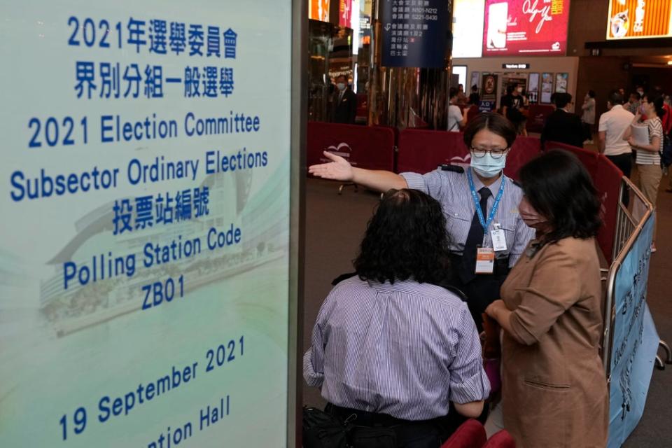 HONG KONGG-ELECCIONES (AP)