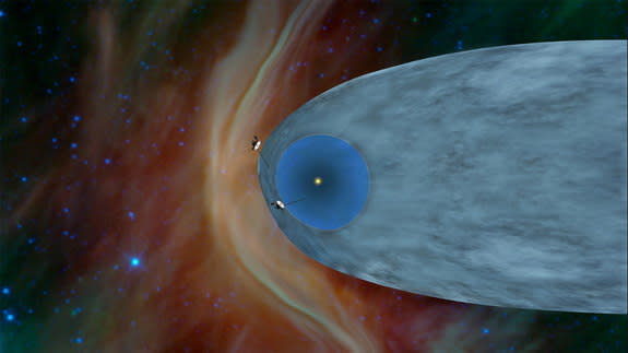 First sounds of interstellar space