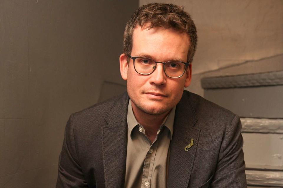 <p> Kelly Sullivan/Getty</p> Author John Green doesn