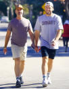 <p>Colton Underwood takes a walk with boyfriend Jordan C. Brown in L.A. on Jan. 6. </p>