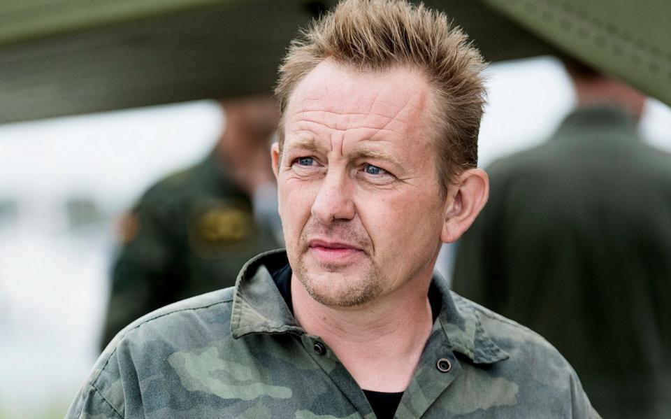 Danish submarine owner and inventor Peter Madsen after landing with the help of the Danish defense in Dragor Harbor south of Copenhagen, Denmark, 11 August 2017 - BAX LINDHARDT/EPA