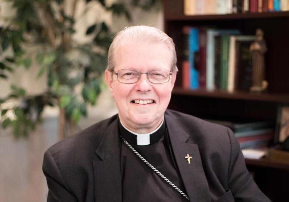 Bishop Edward Scharfenberger of the Roman Catholic Diocese will run the Buffalo diocese temporarily until a permanent replacement is found.