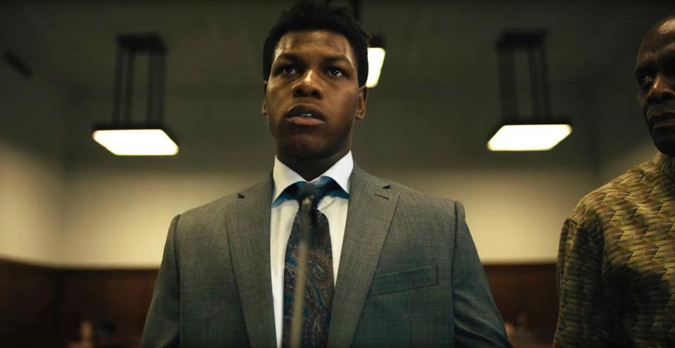 John Boyega in a room as a public defender