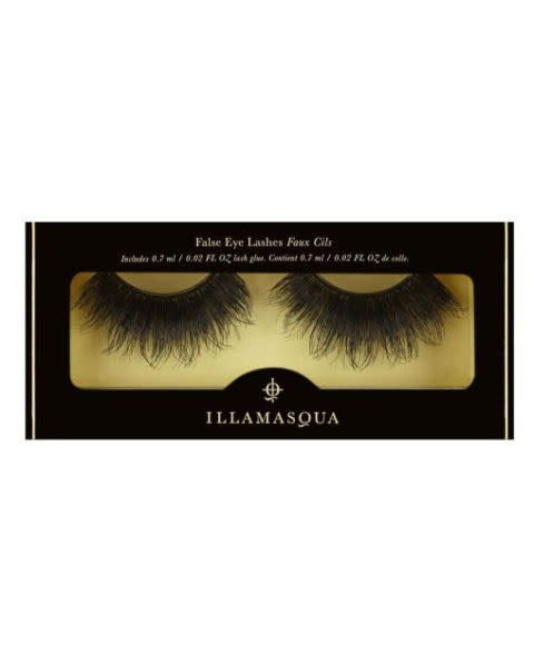 <p>For some reason long OTT eyelashes are seriously scary. Illamasqua's feathery falsies are the perfect finishing touch for any witch outfit.</p><p><a rel="nofollow noopener" href="http://www.illamasqua.com/false-eye-lashes-in-lush?utm_source=affilinet&utm_medium=Affiliates&utm_content=default+link&utm_campaign=Illamasqua" target="_blank" data-ylk="slk:Illamasqua - £15;elm:context_link;itc:0;sec:content-canvas" class="link ">Illamasqua - £15</a></p>