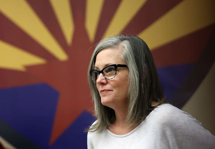 Arizona Gov. Katie Hobbs, a Democrat, wants to repeal a law that made the state’s education savings account program universally available. (Getty Images)