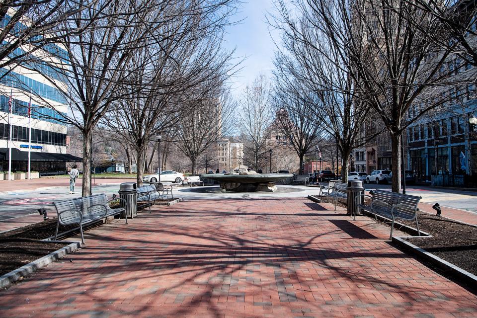 Dec. 1 kicked off a multi-day public engagement process which will guide the future of Pack Square Plaza, a small but key public space, once home to a controversial confederate obelisk, which found itself central to Asheville’s reckonings with racial justice.