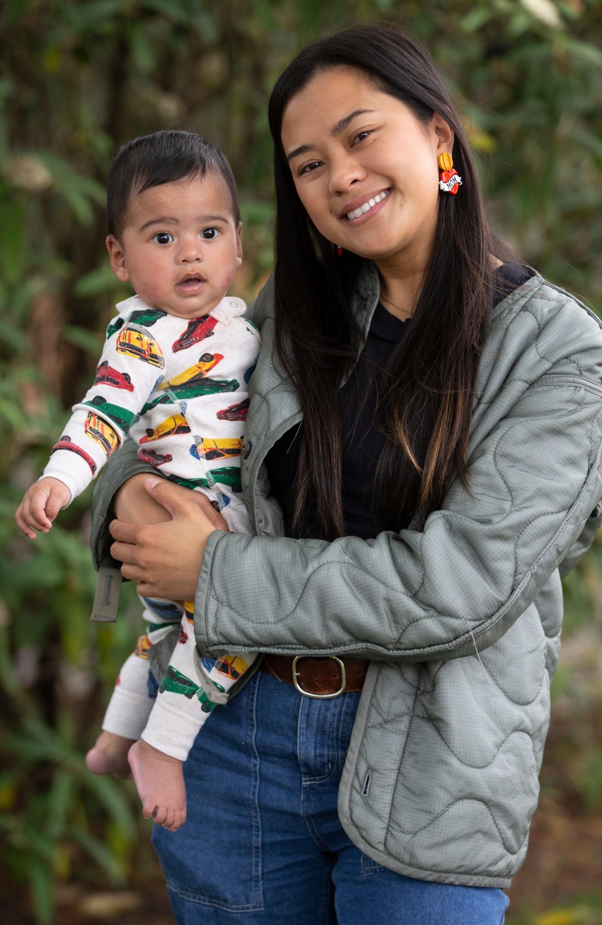 Clarisse Mendoza of Bradley Beach and her baby Rafael Martinez, who is 6 months old. They attend group therapy sessions at the Perinatal Mood & Anxiety Disorders Center for postpartum depression.
Eatontown, NJ
Thursday, May 9, 2024