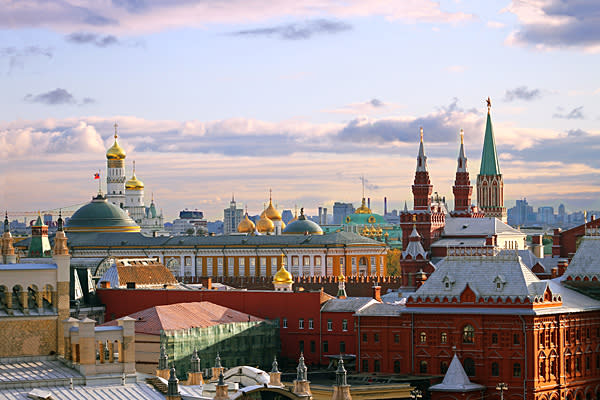 <p><b>4. Moscow, Russia </b></p> <p>Moscow is the most expensive city in Europe for expatriates and has ranked fourth globally since 2010. <br> <br> Despite widespread concerns over corruption, red tape, pollution and growing traffic congestion, Moscow’s place as Russia’s main political and business capital makes it the top destination for expat workers. The city attracts more investment than other Russian cities and accounts for about a quarter of the country’s $1.5 trillion economy. Daily issues like power outages and safety also drive up the cost of living for foreigners. <br> <br> The rising cost of renting property is the most substantial increase in living costs for 2012, according to Mercer, with a luxury two-bedroom apartment going up by $200 compared to last year. Demand for luxury property in Moscow is also high because of growing wealth from the country’s oil and commodities boom. Moscow is <a href="http://www.reuters.com/article/2011/03/09/us-billionaires-russia-idUSTRE7287NA20110309" rel="nofollow noopener" target="_blank" data-ylk="slk:home to the most billionaires;elm:context_link;itc:0;sec:content-canvas" class="link "><b>home to the most billionaires</b> </a>in the world at 79, according to Forbes. <br> <br> Monthly Rent, Luxury 2 Bedroom: $4,200 <br> Cup of Coffee: $8.37 <br> One Gallon of Gasoline: $3.67 <br> Daily International Newspaper: $9.78 <br> Fast-Food Meal: $6.70 <br> <br> <i>Pictured: Kremlin, Moscow </i></p> <p>Photo: Lars Ruecker | Getty Images</p>