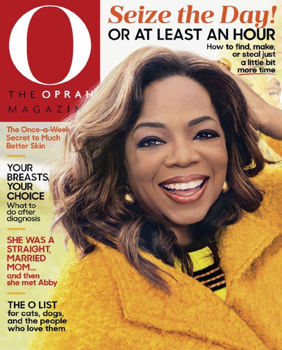 <p>The mogul is not new to the front of magazines. The 63-year-old been on the majority of her own publication’s covers, as well as a number of others. (Photo: The Oprah Magazine) </p>