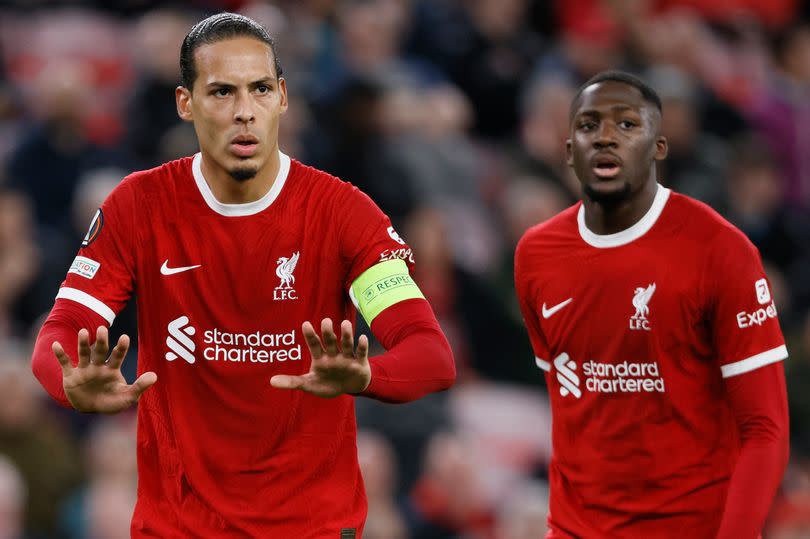 Virgil van Dijk and Ibrahima Konaté have a great record together this season