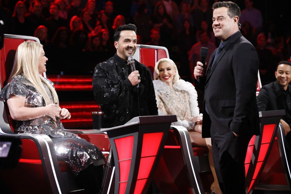 <p>Luis Fonsi has traveled the globe looking for Latinx and Spanish stars on <em>The Voice</em>. The Puerto Rican superstar has been a coach on <em>The Voice Chile</em> and <em>La Voz</em> in Spain. Most recently, he has been on the panel for Telemundo's <em>La Voz</em>, the Spanish-language version set in the U.S. He will return for the third season, which is currently set for 2021.</p>