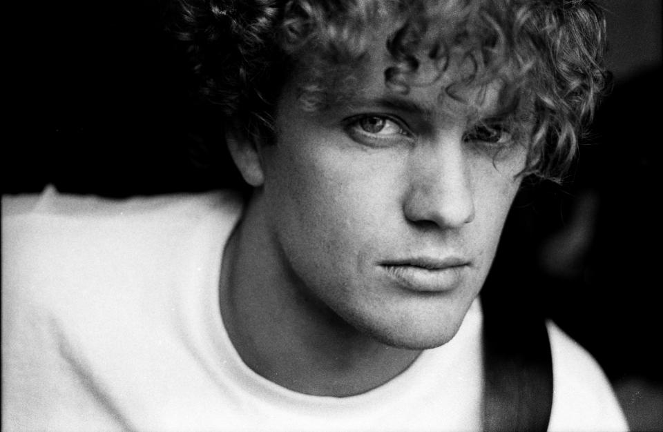 Neighbours actor and musician Craig McLachlan, portrait, London, United Kingdom, 1990. (Photo by Martyn Goodacre/Getty Images)