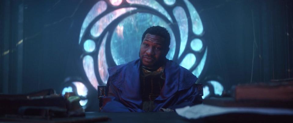 Jonathan Majors as Kang on the season one finale of "Loki."