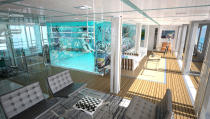 New York–based Gill Schmid Design released plans last week for a 295-foot steel-hulled ice-class explorer yacht it designed in conjunction with Cape Town firm Tim Dempers Studio. Taking yachting to the extreme, this explorer was created for the adventurous sailor who envisions cruising among polar ice caps and remote tropical waters—all while comfortably settled into a luxuriously appointed vessel with room for 26 passengers and 40 crewmembers.