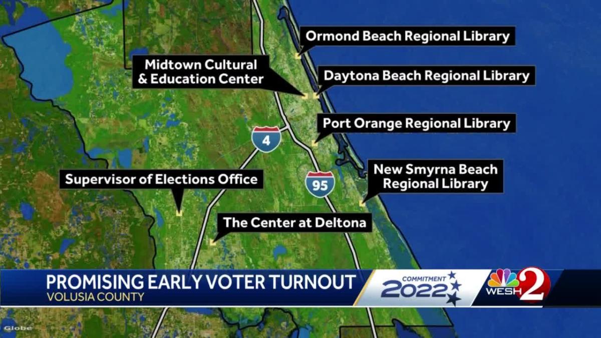 Early voting locations open up across Volusia County