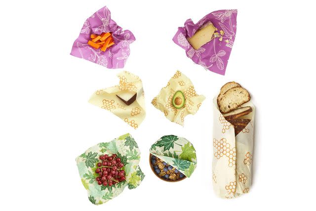 Meli Wraps, 3 Pack Reuseable Beeswax Wrap -- Hawaiiana Variety