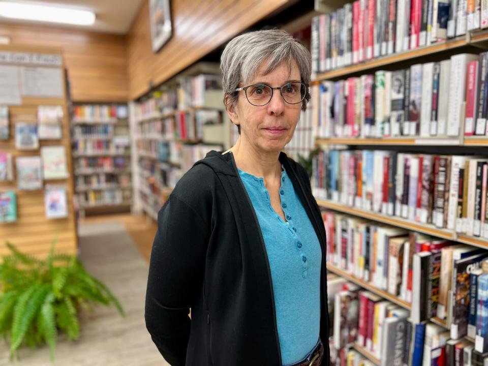 Christine Gyapay is the head librarian at the Hay River Public Library in the N.W.T.