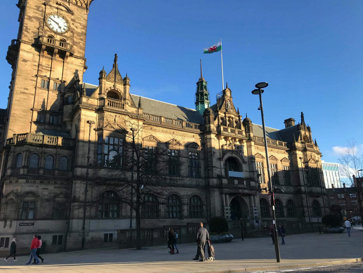 Sheffield Council has apologised after staff mistakenly flew the Welsh flag to mark St Patrick’s Day. (SWNS)