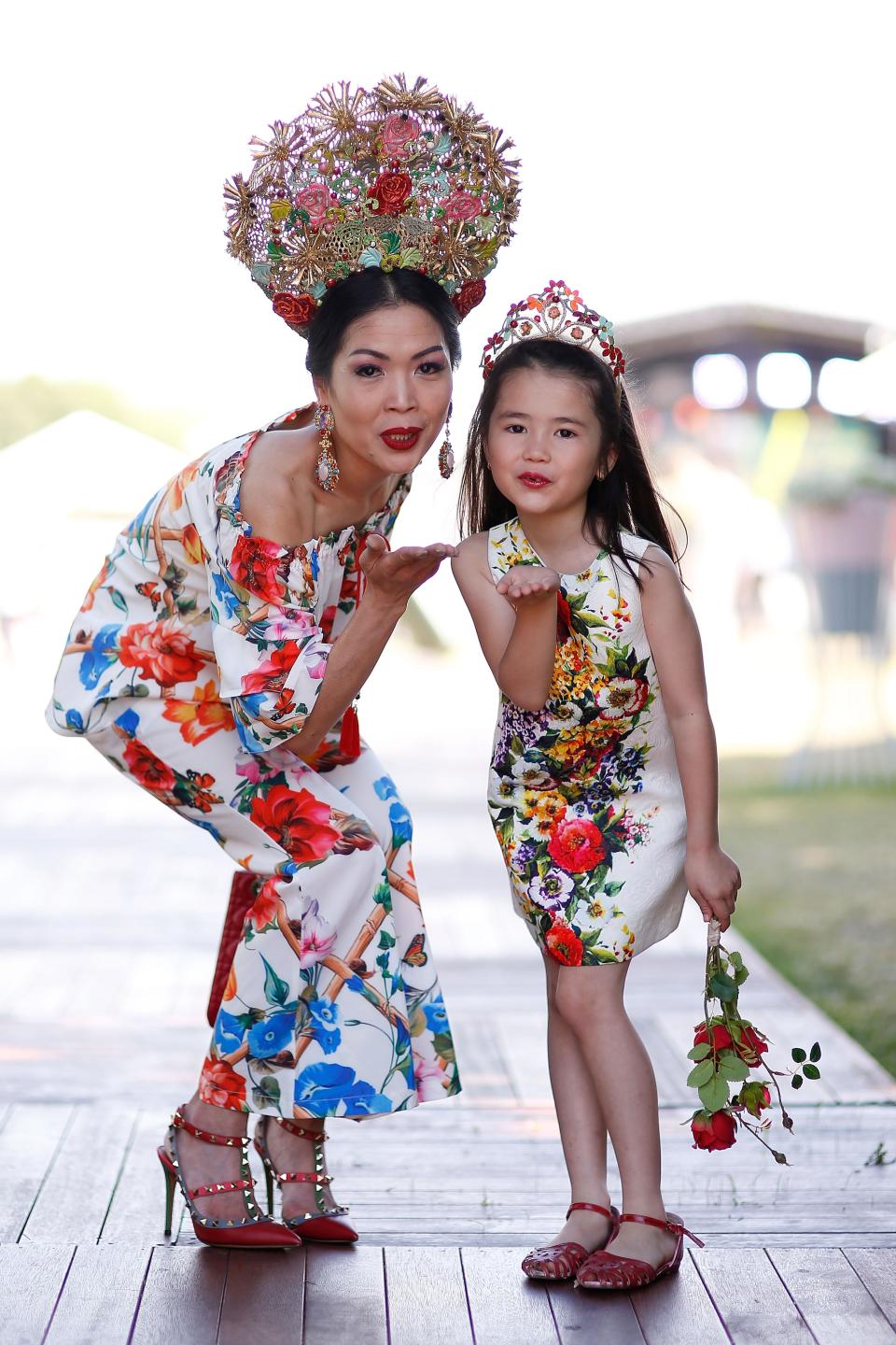 Cutest kids at Stakes Day