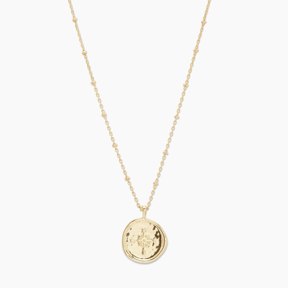 Gorjana gold coin necklace
