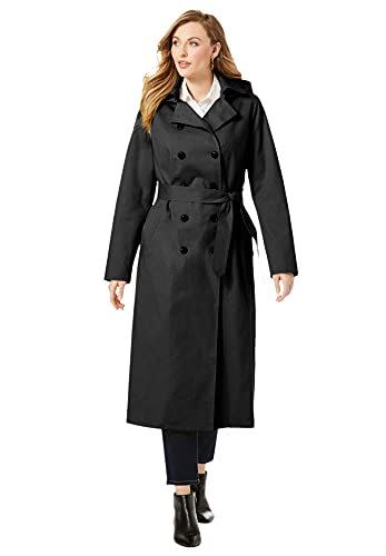 10) Jessica London Plus Size Double Breasted Trench Coat