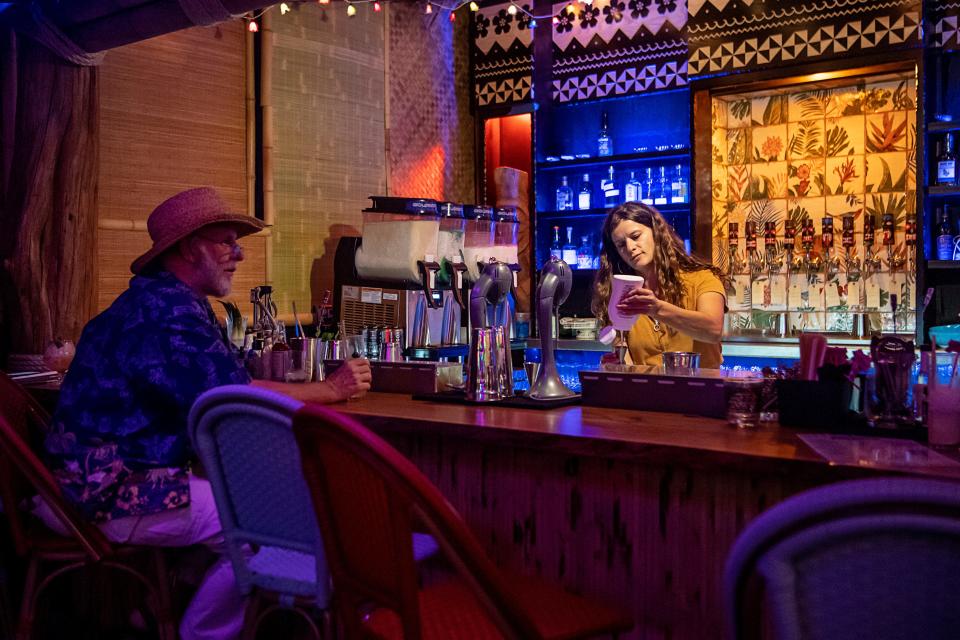 A look at The Tiki Easy Bar inside Hi-Wire.