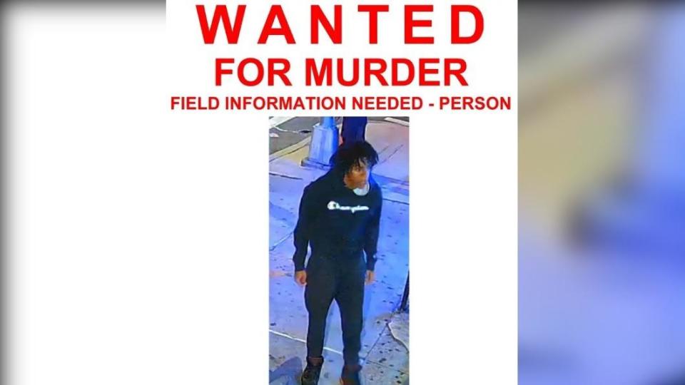 持刀在紐約布魯克林街頭殺人的非裔嫌犯照片。（圖／翻攝自推特＠MrAndyNgo）