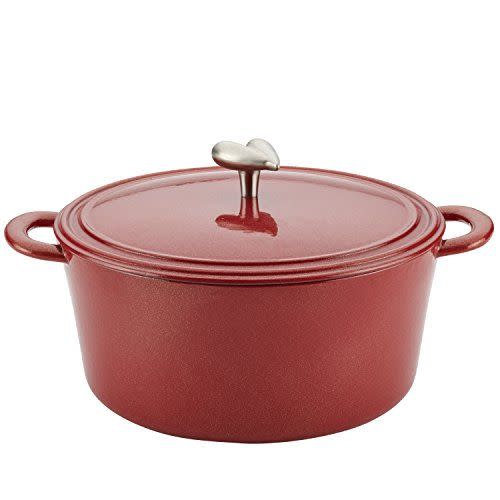 25) Ayesha Curry Cast Iron Enamel Casserole Dish