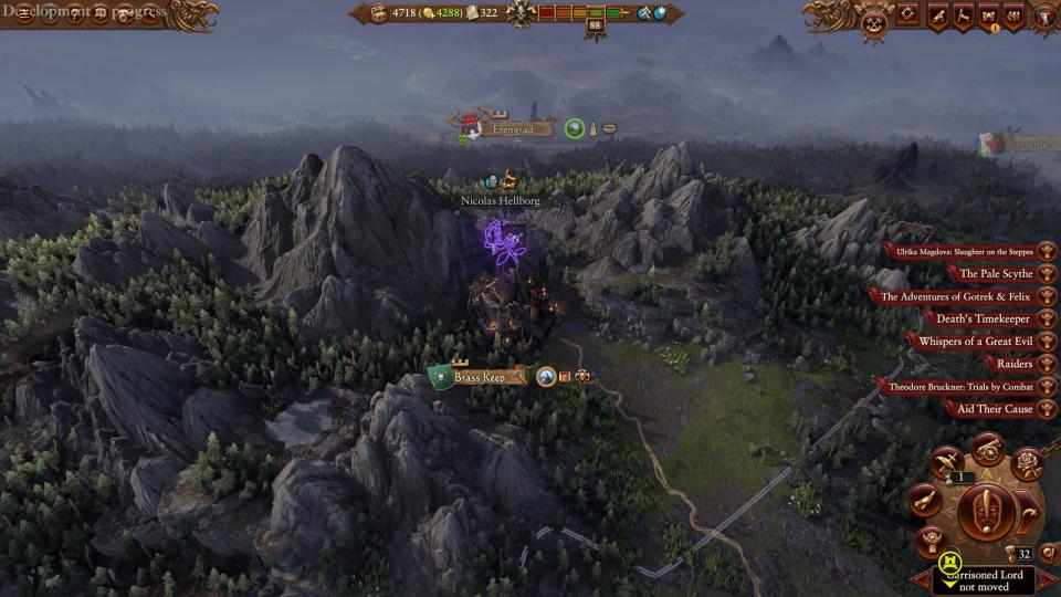 Total War: Warhammer 3 Elspeth's vision - Brass Keep