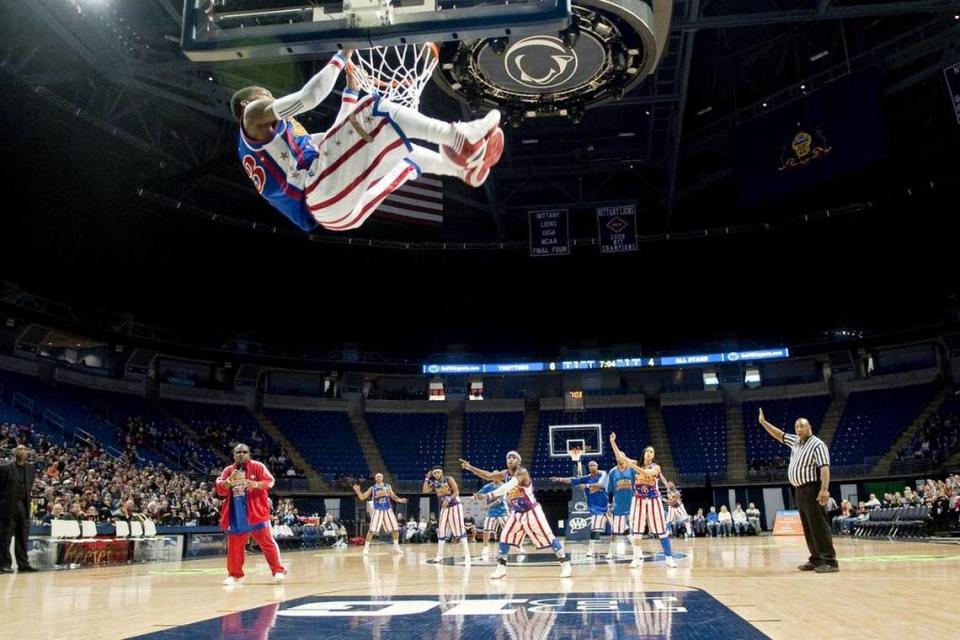 The Harlem Globetrotters will return to the Bryce Jordan Center in February.